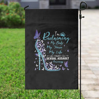 Sexual Assault Awareness Garden Flag I Am Reclaiming My Body My Voice My Life