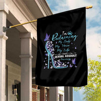 Sexual Assault Awareness Garden Flag I Am Reclaiming My Body My Voice My Life