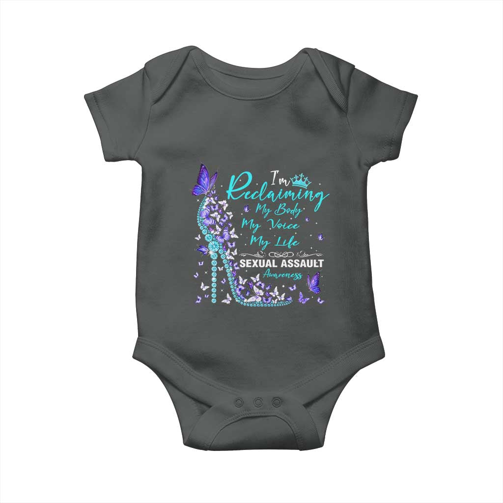 Sexual Assault Awareness Baby Onesie I Am Reclaiming My Body My Voice My Life