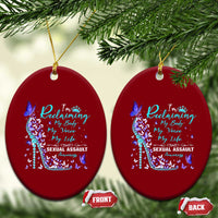 Sexual Assault Awareness Ceramic Ornament I Am Reclaiming My Body My Voice My Life