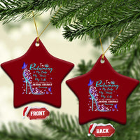 Sexual Assault Awareness Ceramic Ornament I Am Reclaiming My Body My Voice My Life
