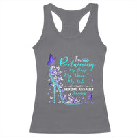 Sexual Assault Awareness Racerback Tank Top I Am Reclaiming My Body My Voice My Life