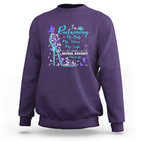 Sexual Assault Awareness Sweatshirt I Am Reclaiming My Body My Voice My Life