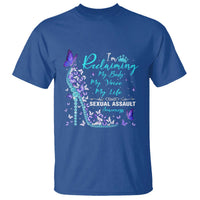 Sexual Assault Awareness T Shirt I Am Reclaiming My Body My Voice My Life