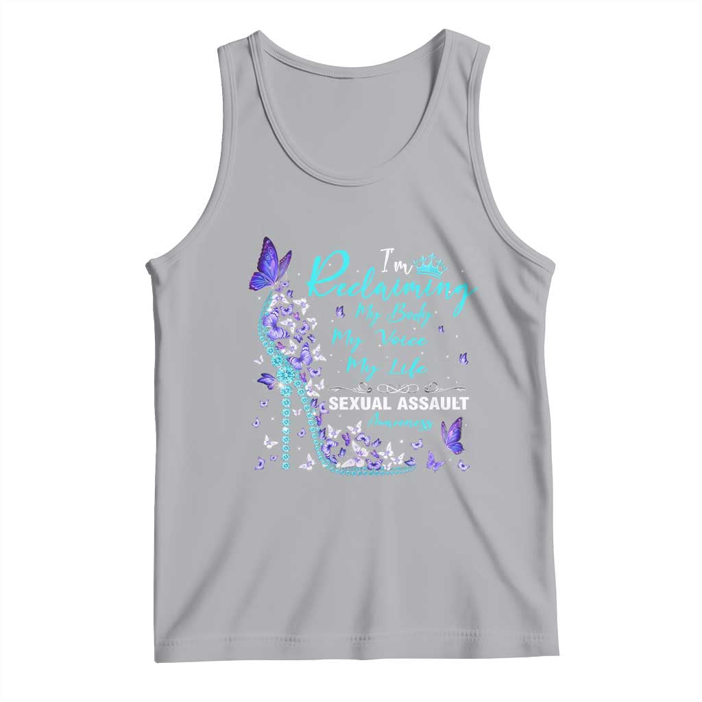 Sexual Assault Awareness Tank Top I Am Reclaiming My Body My Voice My Life