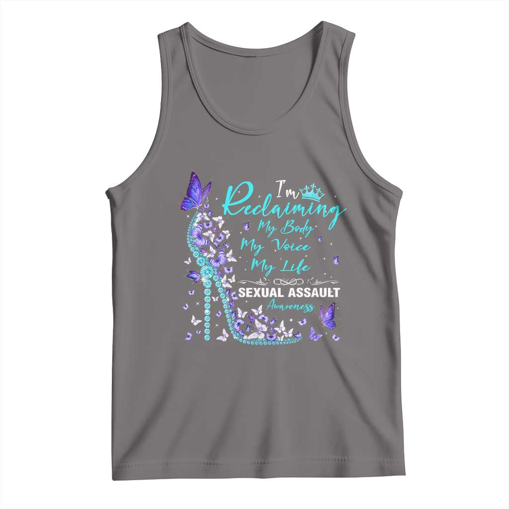Sexual Assault Awareness Tank Top I Am Reclaiming My Body My Voice My Life