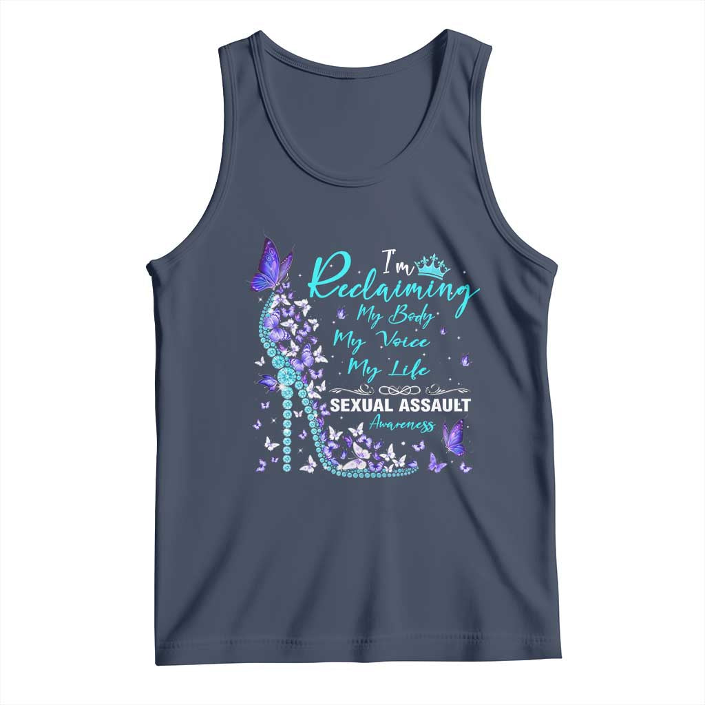 Sexual Assault Awareness Tank Top I Am Reclaiming My Body My Voice My Life