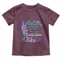 Sexual Assault Awareness Toddler T Shirt I Am Reclaiming My Body My Voice My Life