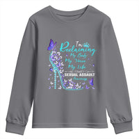 Sexual Assault Awareness Youth Sweatshirt I Am Reclaiming My Body My Voice My Life