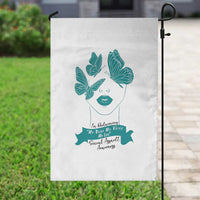 Sexual Assault Awareness Month Garden Flag I Am Reclaiming My Body My Voice My Life