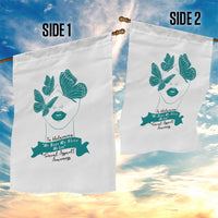 Sexual Assault Awareness Month Garden Flag I Am Reclaiming My Body My Voice My Life