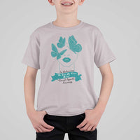 Sexual Assault Awareness Month T Shirt For Kid I Am Reclaiming My Body My Voice My Life