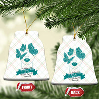 Sexual Assault Awareness Month Ceramic Ornament I Am Reclaiming My Body My Voice My Life