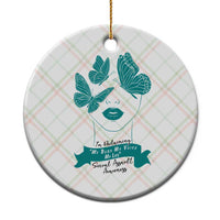 Sexual Assault Awareness Month Ceramic Ornament I Am Reclaiming My Body My Voice My Life