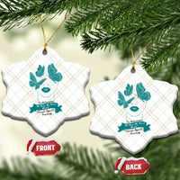 Sexual Assault Awareness Month Ceramic Ornament I Am Reclaiming My Body My Voice My Life