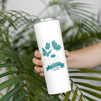 Sexual Assault Awareness Month Skinny Tumbler I Am Reclaiming My Body My Voice My Life