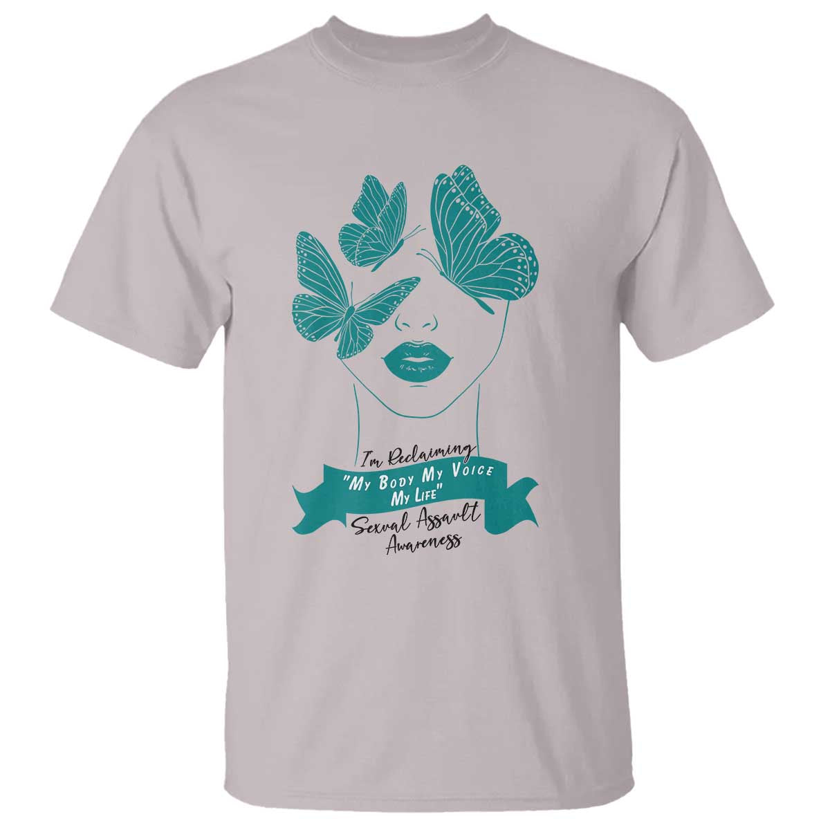 Sexual Assault Awareness Month T Shirt I Am Reclaiming My Body My Voice My Life