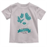 Sexual Assault Awareness Month Toddler T Shirt I Am Reclaiming My Body My Voice My Life