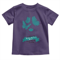 Sexual Assault Awareness Month Toddler T Shirt I Am Reclaiming My Body My Voice My Life