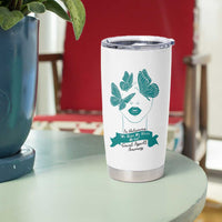 Sexual Assault Awareness Month Tumbler Cup I Am Reclaiming My Body My Voice My Life