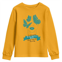 Sexual Assault Awareness Month Youth Sweatshirt I Am Reclaiming My Body My Voice My Life
