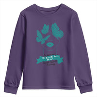 Sexual Assault Awareness Month Youth Sweatshirt I Am Reclaiming My Body My Voice My Life
