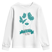 Sexual Assault Awareness Month Youth Sweatshirt I Am Reclaiming My Body My Voice My Life