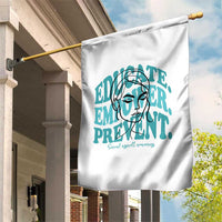 Sexual Assault Awareness Prevention Garden Flag Educate Empower Prevent Women's Right