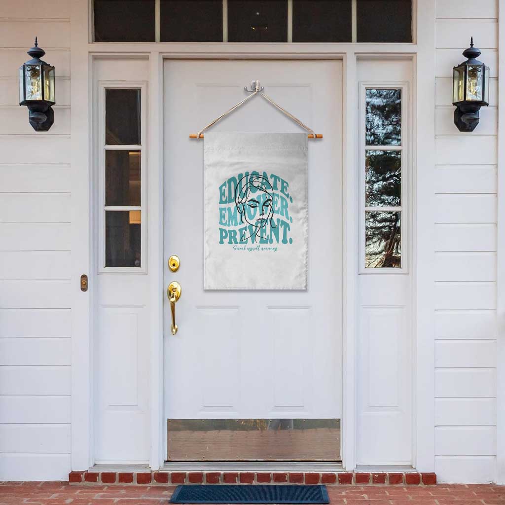 Sexual Assault Awareness Prevention Garden Flag Educate Empower Prevent Women's Right