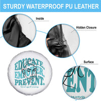 Sexual Assault Awareness Prevention Spare Tire Cover Educate Empower Prevent Women's Right