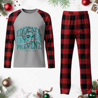 Sexual Assault Awareness Prevention Plaid Pajama Set Educate Empower Prevent Women's Right