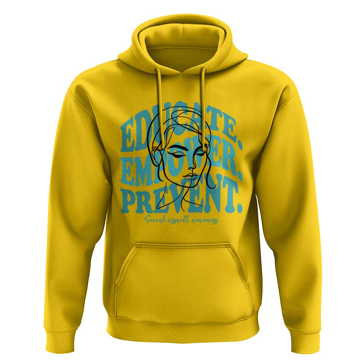 Sexual Assault Awareness Prevention Hoodie Educate Empower Prevent Women's Right