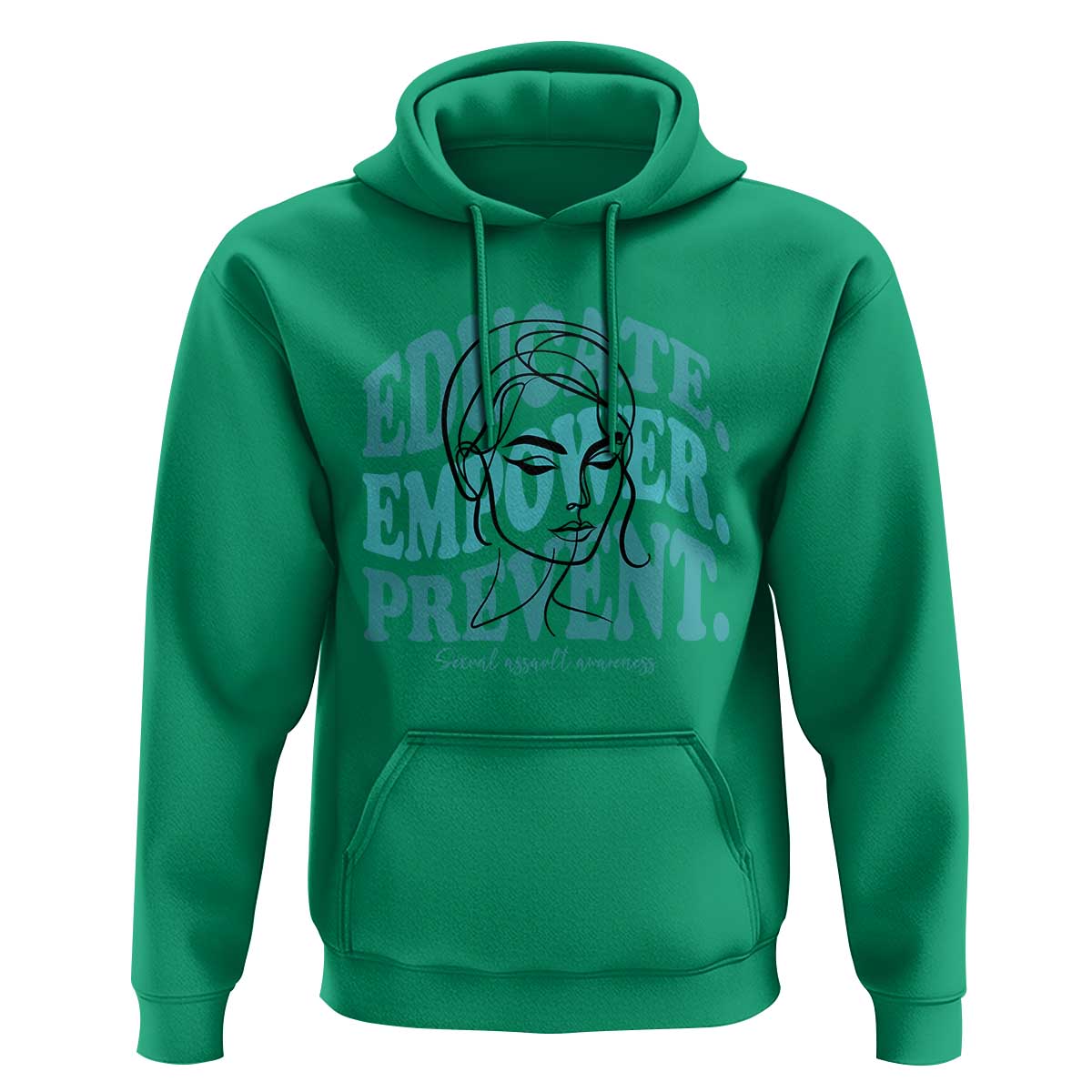 Sexual Assault Awareness Prevention Hoodie Educate Empower Prevent Women's Right
