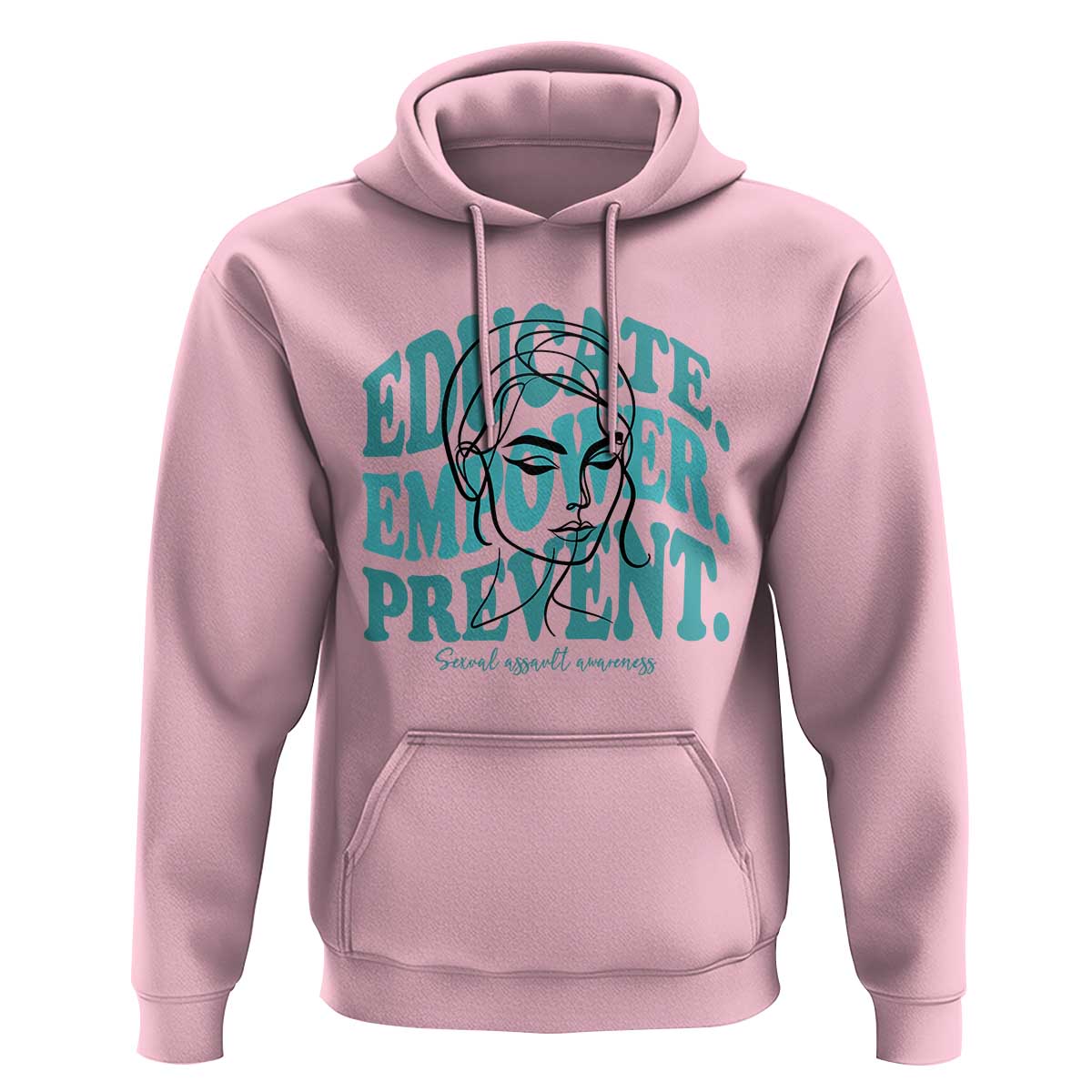 Sexual Assault Awareness Prevention Hoodie Educate Empower Prevent Women's Right