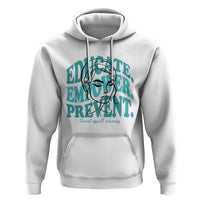 Sexual Assault Awareness Prevention Hoodie Educate Empower Prevent Women's Right