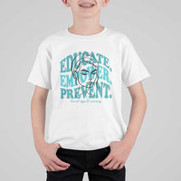 Sexual Assault Awareness Prevention T Shirt For Kid Educate Empower Prevent Women's Right