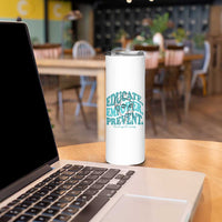 Sexual Assault Awareness Prevention Skinny Tumbler Educate Empower Prevent Women's Right