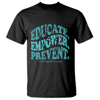 Sexual Assault Awareness Prevention T Shirt Educate Empower Prevent Women's Right