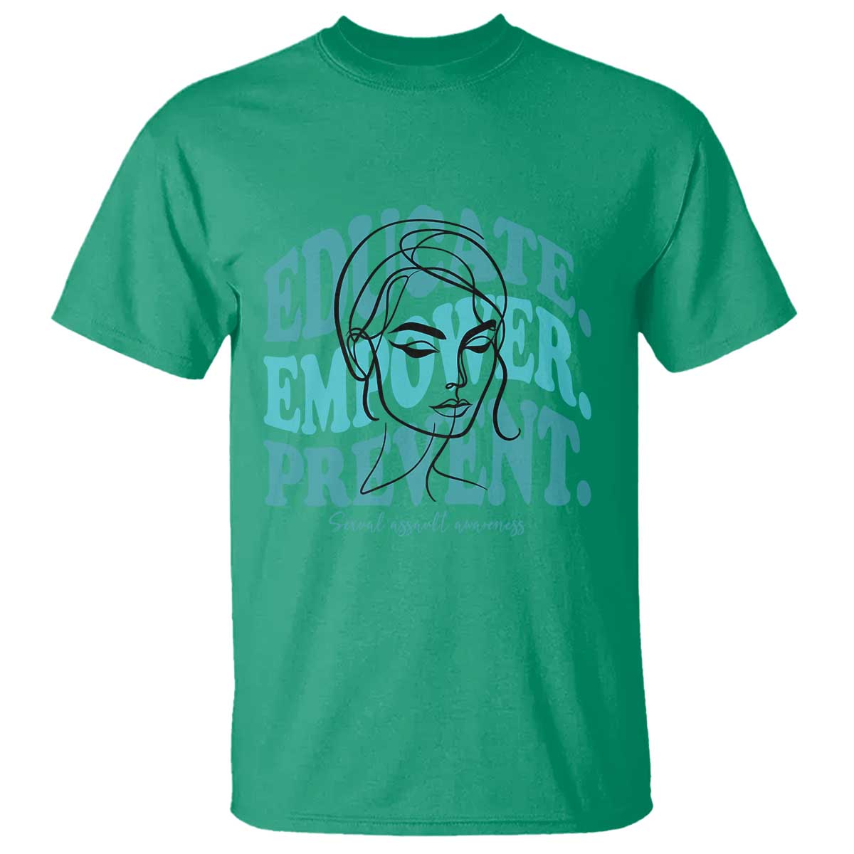 Sexual Assault Awareness Prevention T Shirt Educate Empower Prevent Women's Right