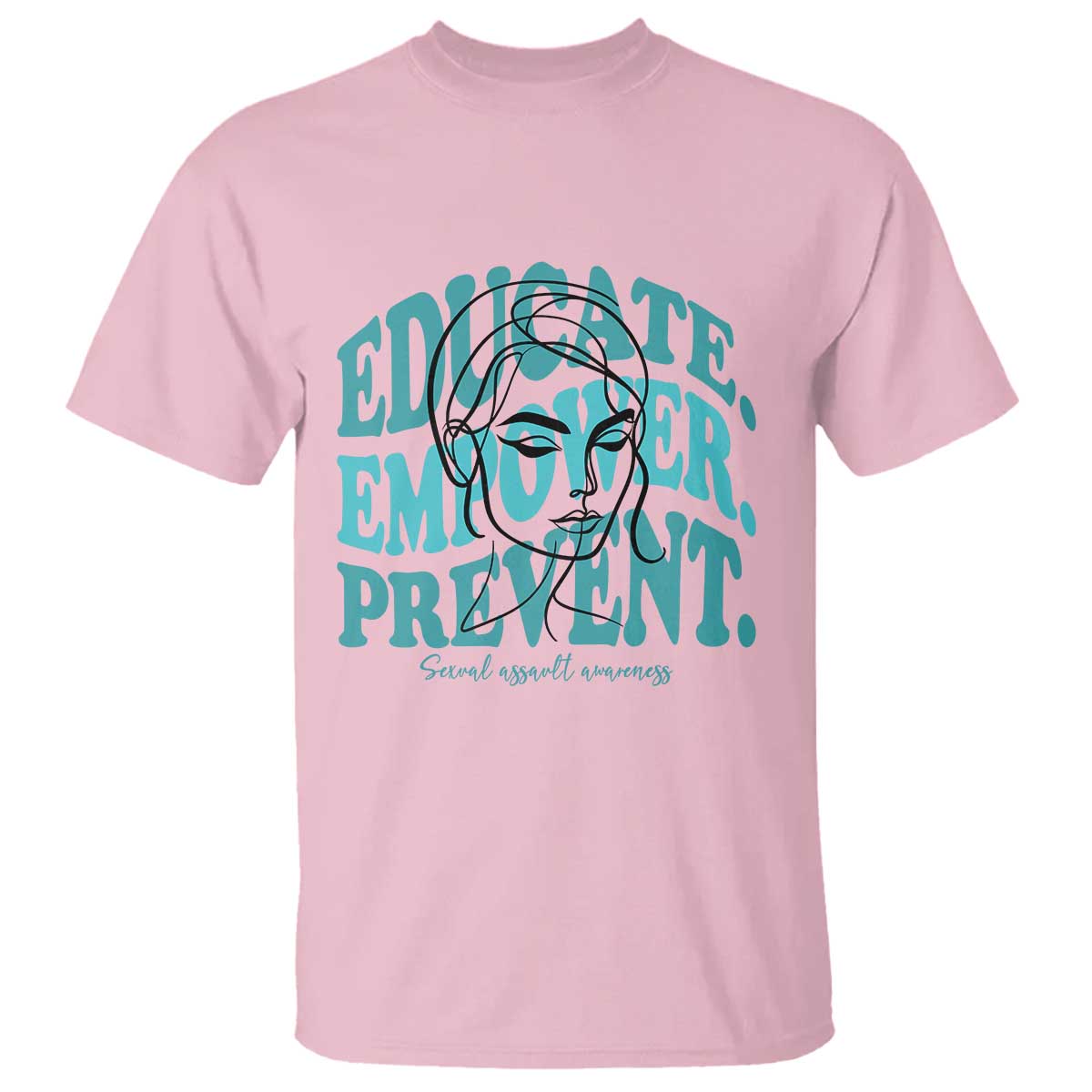 Sexual Assault Awareness Prevention T Shirt Educate Empower Prevent Women's Right
