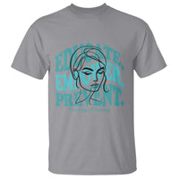 Sexual Assault Awareness Prevention T Shirt Educate Empower Prevent Women's Right