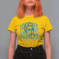 Sexual Assault Awareness Prevention T Shirt For Women Educate Empower Prevent Women's Right