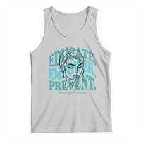 Sexual Assault Awareness Prevention Tank Top Educate Empower Prevent Women's Right