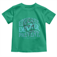 Sexual Assault Awareness Prevention Toddler T Shirt Educate Empower Prevent Women's Right