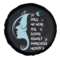 Sexual Assault Awareness Month Spare Tire Cover In April We Wear Teal Ribbon