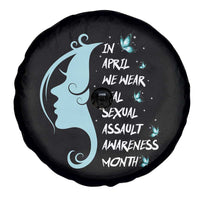 Sexual Assault Awareness Month Spare Tire Cover In April We Wear Teal Ribbon