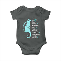 Sexual Assault Awareness Month Baby Onesie In April We Wear Teal Ribbon