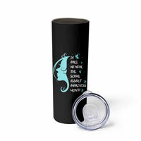 Sexual Assault Awareness Month Skinny Tumbler In April We Wear Teal Ribbon