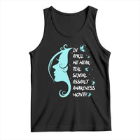 Sexual Assault Awareness Month Tank Top In April We Wear Teal Ribbon