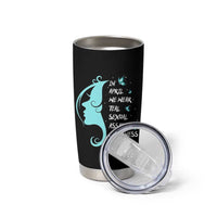 Sexual Assault Awareness Month Tumbler Cup In April We Wear Teal Ribbon